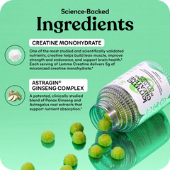 Lemme Creatine Gummies (Sour Apple)