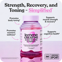 Lemme Creatine Gummies (Sour Strawberry)
